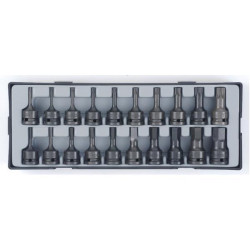 Купить 1/2" Набор головок-бит ударных 20 пр. (в ложементе) (FORCE T4205)