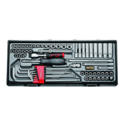 Купить Тележка инструментальная 7-ми секционная с инструментом 361 пр. (FORCE 10217B-361)