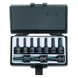 Купить 1/2" Набор головок-бит Torx ударных 10 пр. (T20-T70) (FORCE 41013)