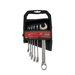 Купить Набор ключей рожково-накидных в пластиковом держателе 6 пр. (8-17 мм) (BAUM 30-06MP)