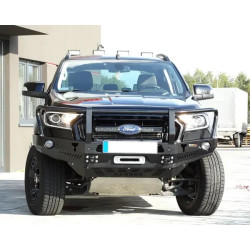 Buy Front bumper with kangaroo for Ford Ranger 15-19 3.2 Diesel Fabryka 4x4