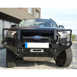 Buy Front bumper with kangaroo for Ford Ranger 15-19 3.2 Diesel Fabryka 4x4