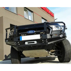 Buy Front bumper with kangaroo for Ford Ranger 15-19 3.2 Diesel Fabryka 4x4