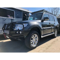 Buy Front bumper with kangaroo for Mitsubishi Pajero IV 06-15 Fabryka 4x4 ZPMP