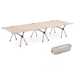 Купити Ліжко складане Naturehike ультралегке NH19JJ006, алюміній, бежевий