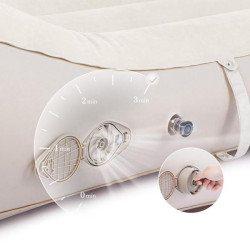 Buy Mattress inflatable single with a heading and built -in pump Naturehike CNH222DZ027, beige