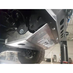 Купить Алюминиевая защита рулевой тяги под силовой бампер F4X4 для Patrol Y61