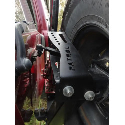 Купить Держатель домкрата hi-lift к креплению запасного колеса F4X4 для Patrol Y61