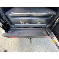 Buy Rear bumper short with LED Funders Toyota Prado 150 13-17 F4X4