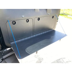 Купить Стол на заднюю дверь алюминиевый для Toyota Prado 150 13-17 F4X4