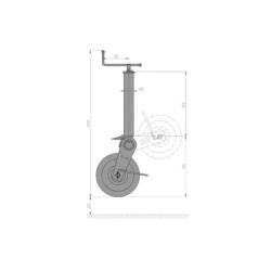 Buy Al-KO 1500 kg support wheel