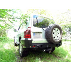 Купити Задній бампер Mitsubishi Pajero 99-06 коротка колісна база F4X4