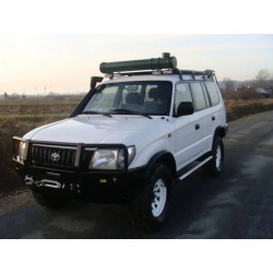 Купить Передний бампер с кенгурятником Toyota Prado 90 / 95 96-99 без расширителей арок F4X4 ZCHB