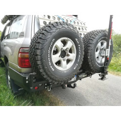 Buy Back bumper with double mounting toyota Land Cruiser 100 98-04 F4X4