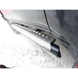 Buy Protective Thresholds for Toyota Land Cruiser 100 gasoline 98-07 F4X4