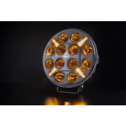 Купить Дополнительная фара дальнего света SWEDSTUFF by Strands 9" с ⬜️🟧 габаритными огнями