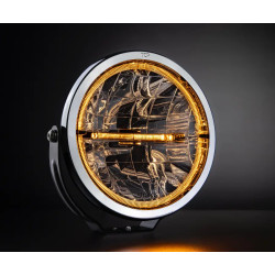 Купить Дополнительная фара дальнего света Strands Ambassador 9" с ⬜️🟧 габаритными огнями