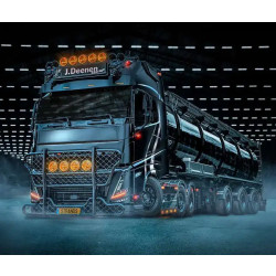 Купить Дополнительная фара дальнего света Strands Ambassador Dark Edition 9" с ⬜️🟧 габаритными огнями