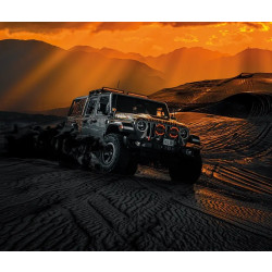 Купить Дополнительная фара дальнего света Strands Siberia Skylord White 9" с ⬜️🟧 габаритными огнями