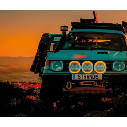 Купить Дополнительная фара дальнего света Strands Siberia Skylord White 9" с ⬜️🟧 габаритными огнями