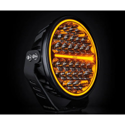 Купить Дополнительная фара дальнего света Strands Siberia NR Spot Black 9" с ⬜️🟧 габаритными огнями