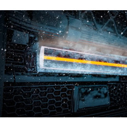 Купить Светодиодная балка Strands Siberia DRH LED BAR 22" двухрядная с ⬜️🟧 DRL и подогревом линз