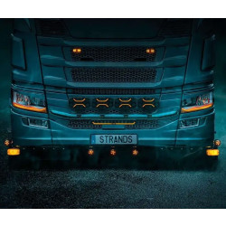 Купить Светодиодный фонарь Strands Dark Knight INSANE с ⬜️🟧 с габаритным светом