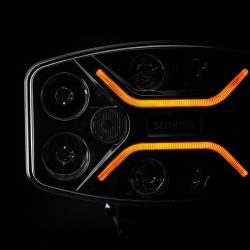 Купить Светодиодный фонарь Strands Dark Knight INSANE с ⬜️🟧 с габаритным светом