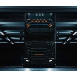 Купить Светодиодный фонарь Strands Dark Knight INSANE 9" с ⬜️🟧 с габаритным светом