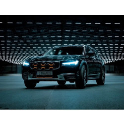 Купить Светодиодный фонарь Strands Dark Knight INSANE 9" с ⬜️🟧 с габаритным светом