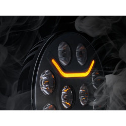 Купить Светодиодный фонарь Strands Dark Knight INSANE 9" с ⬜️🟧 с габаритным светом