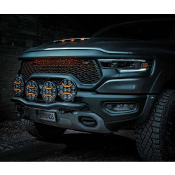 Купить Светодиодный фонарь Strands Dark Knight INSANE 9" с ⬜️🟧 с габаритным светом