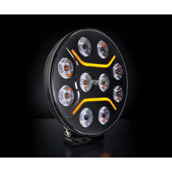 Купить Светодиодный фонарь Strands Dark Knight INSANE 9" с ⬜️🟧 с габаритным светом