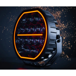 Купить Дополнительная фара дальнего света Strands Big Energy 9" с ⬜️🟧 габаритными огнями