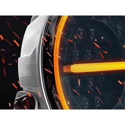 Купить Дополнительная фара дальнего света Strands Firefly PRO 9" White с ⬜️🟧 габаритными огнями