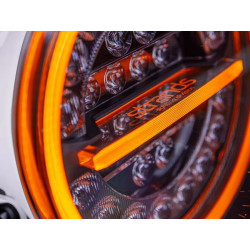 Купить Дополнительная фара дальнего света Strands Firefly PRO 9" White с ⬜️🟧 габаритными огнями