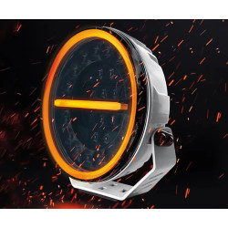 Купить Дополнительная фара дальнего света Strands Firefly PRO 9" White с ⬜️🟧 габаритными огнями