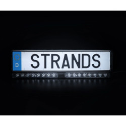 Купить Рамка номерного знака со встроенной светодиодной панелью Strands Siberia Nuuk Nuuk E-line Duo