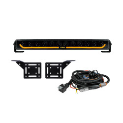 Купити Готовий комплект для встановлення Strands Dark Knight IDENTITY 20" LED BAR ⬜️🟧 в бампер