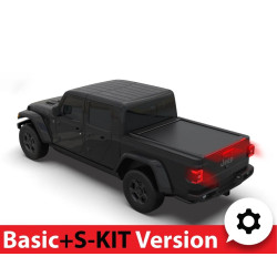 Купить Ролет для Jeep Gladiator 2020+ Tessera Roll+ (Basic+S-KIT) матовый черный