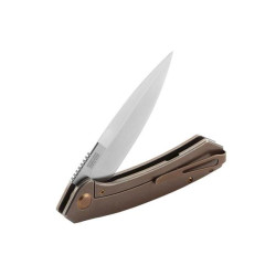 Buy Than a folding Adimanti by Ganzo (Skimen Design) titanium brown