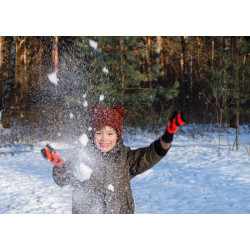 Купить Шапка водонепроникна дитяча Dexshell (DH572TR), помаранчева