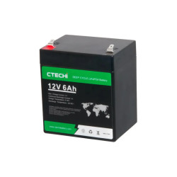 Купить Аккумулятор CTECHI LiFePO4 12V 6Ah CT12.8V6AH