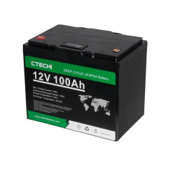 Купить Аккумулятор CTECHI LiFePO4 12V 100Ah CT12.8V100AH