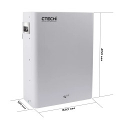 Купить Настенный аккумулятор высокой емкости CTECHi 48V50Ah LiFePO4 2.4KWH