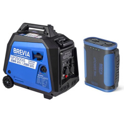 Купить Комплект генератор инверторный Brevia 2,5 кВт (ном 2,3 кВт) + повербанк (Power Bank) Brevia ePower 96Ah