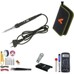 Купить Паяльный набор Agent Паяльник 80W + Мультиметр JCD XL83 + аксессуары