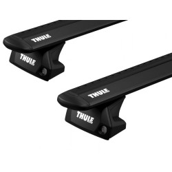 Купити Багажник на интегрированные рейлинги Thule Wingbar Evo Black для Subaru Legacy (mkIV)(универсал) 2003-2009 (TH 7111B-7107-7202)