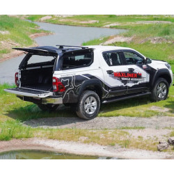 Купить Кунг на Toyota Hilux 2015+ с окнами - Maxliner вулканический красный 3T6