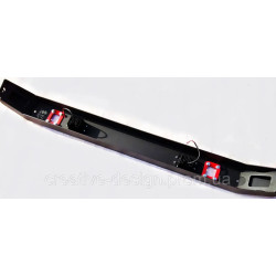 Buy Lightweight back power bumper Creativegarage for Niva 2121-21214 Campfire 2.3 with rear diode headlights